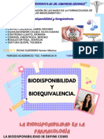 Biodisponibilidad y bioequivalencia en farmacología