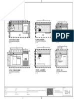 Detalhamento de marmoria para area molhada