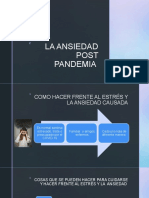 La Ansiedad Post Pandemia