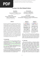 Learning To Solve Hard Minimal Problems