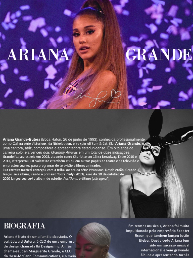 Ariana Grande – Wikipédia, a enciclopédia livre