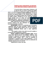 Acta de Audiencia para Considerar Las Medidas Cautelares Del Imputado Ronald Landivar Soliz