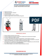 Mantenimiento Preventivo Extractores y Recolectores de Aceite