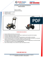 Mantenimiento Preventivo Hidrolavadora