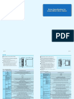 Driver Specification For Linear Motor Drive Tables