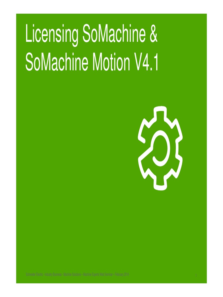 SoMachine V4.1 Licensing Guide | PDF | World Wide Web | Internet & Web