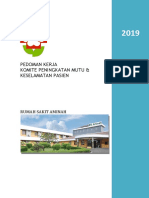 1.1-Pedoman Kerja Komite Peningkatan Mutu Dan Keselamatan Pasien 2019