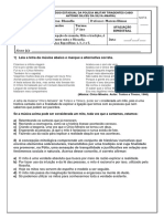 1 Ano Filosofia, II Bimestre Modelo B