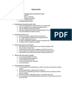 Nervous System Anesthesia Guide