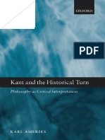 Kant and the historical turn