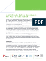 A eletrificação da frota de ônibus de São Paulo é custo-efetiva?