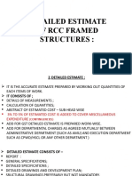 12-Detailed Estimate of RCC Framed Structures