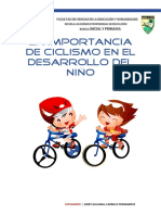 Importancia del ciclismo en niños
