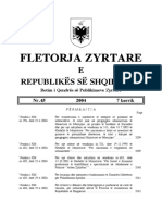 Fletorja Zyrtare: Republikës Së Shqipërisë