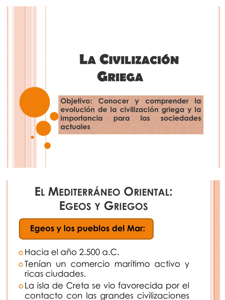 La Civilización Griega | PDF | Esparta | Antigua Grecia