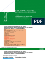 Tema 3 - Normatividad de La Construcción - Aislamiento Sismico, Vidrio, Suelos, Cimentaciones, Concreto Armado