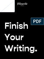 Freewrite Insights - Finish Your Writing (2017)