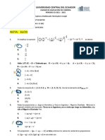 NOTA: 16/20: Universidad Central Del Ecuador