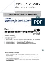 Regulations For Board of Engineers Malaysia Registered Member