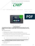 OD-08 Position Reader - Display For Paper Cutters - ZEiA CHIP - Factory Automation Devices