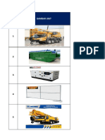 List of Equipment and Confirmation of Readiness