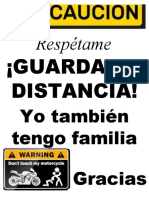 MOTO GUARDA TU DISTANCIA