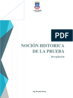 Nocion Historica de La Prueba