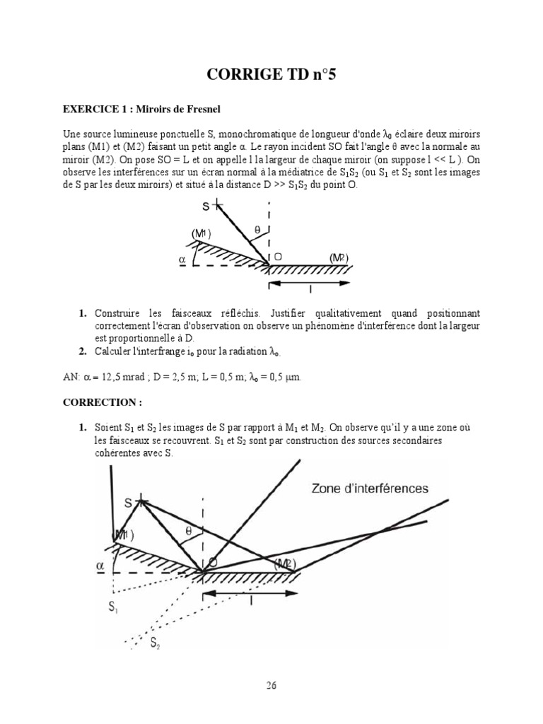 Corrige TD5 | PDF | Physique | Électrodynamique