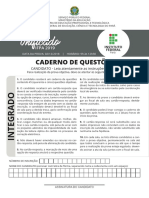 Caderno de Provas IFPA (Integrado) 2019