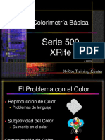 Colorimetria Basica XRite 530 para Eticap