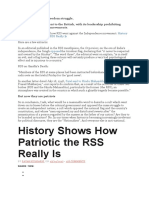 History Shows How Patriotic The RSS Really Is