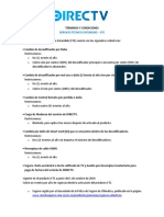 Terminos y Condiciones DIRECTV Servicio Tecnico Extendido (STE)