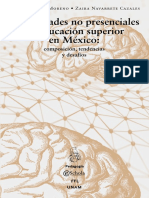 Modalidades No Presenciales de Educación Superior en México