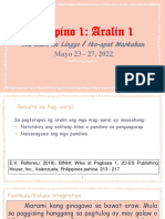 FILIPINO 1 Q4 Pandiwa