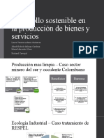 Desarrollo Sostenible en La Producción de Bienes y