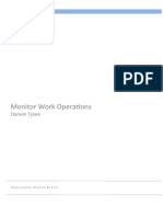 Monitor Work Operations-Report