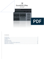 Soundgrid Qrec: User Guide