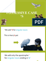 Possessive Case S