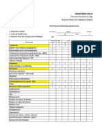 Reporte diario de Vigilancia Epidemiológica de Daños Trazadores