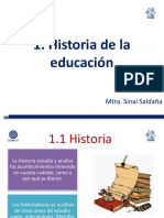 1 Historia de La Educación