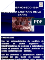 NOM-Proceso Sanitario de La Carne