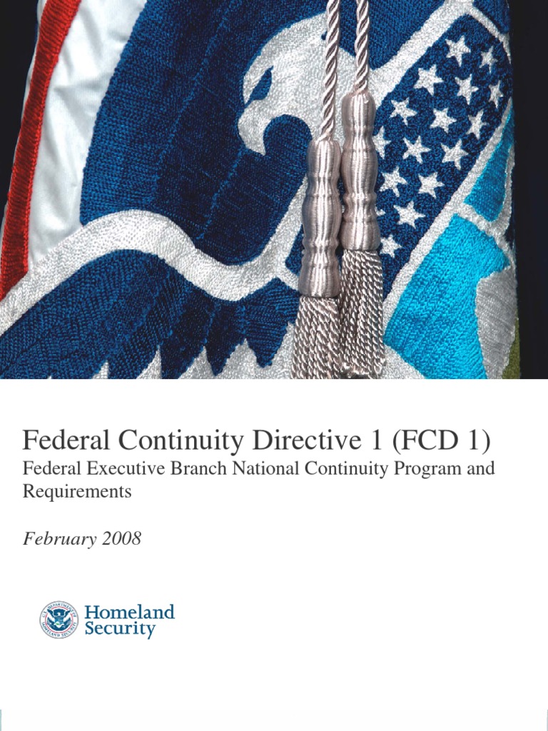 National Security Presidential Directive 51 United States Department Of Homeland Security