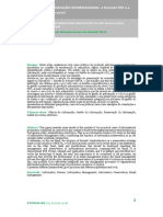 A Gestão Da Produção Informacional: O Formato PDF E A Comunicação Via Email