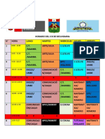 Horario Del 3 B de Secundaria