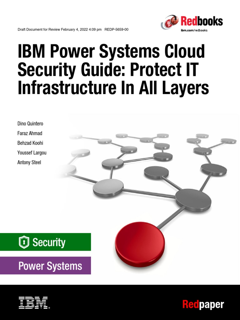 IBM Power Systems Cloud Security Guide: Protect IT Infrastructure in All  Layers | PDF | Cloud Computing | Security