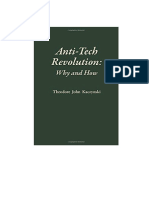 Anti-Teknolojik Devrim Neden Ve Nasıl - THEODORE JOHN KACZYNSKI