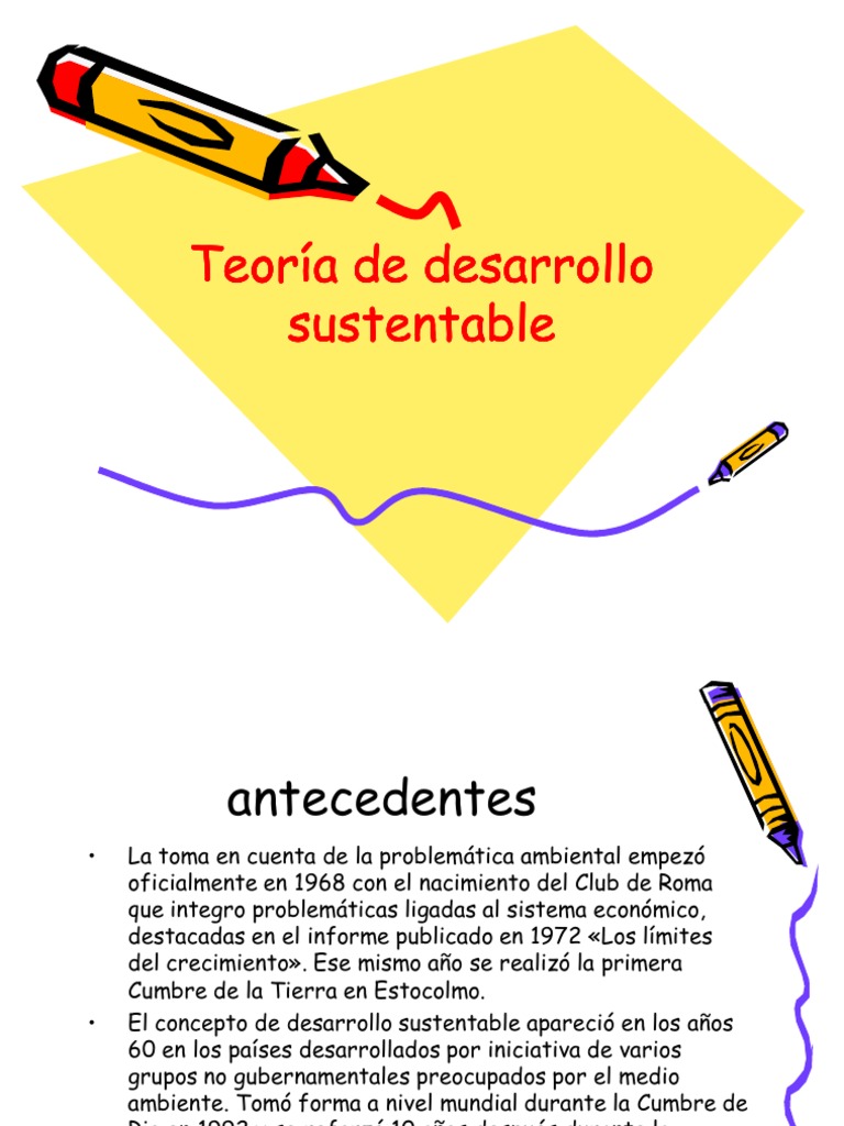 Teoria de desarrollo sustentable_teorias