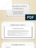 Dimension Etica y Estetica