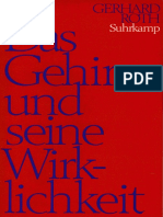 Gerhard Roth - Das Gehirn Und Seine Wirklichkeit - Kognitive Neurobiologie Und Ihre Philosophischen Konsequenzen-Suhrkamp Verlag (1996)