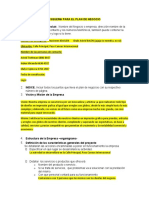 FORMATO MODELO PLAN DE NEGOCIOS Actuaizado